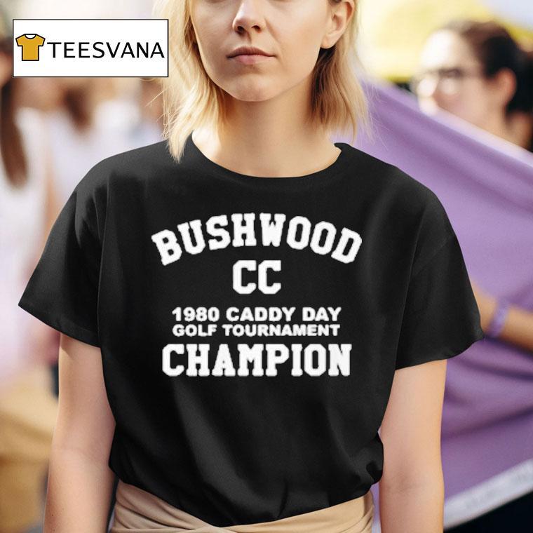 Kevin Smith Bushwood Cc 1980 Caddy Day Golf Tournament Champion Shirt