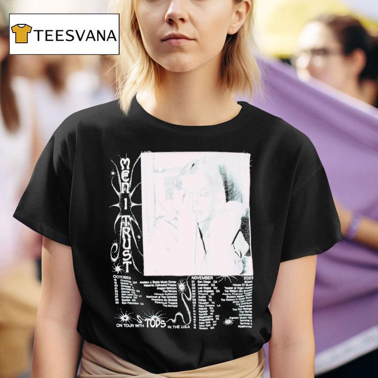 Men I Trust Tops Usa Tour 2023 Shirt