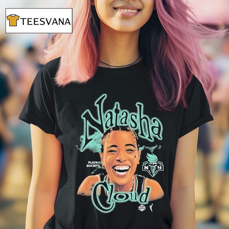 Natasha Cloud Playa Society Wnbpa New York Liberty Shirt