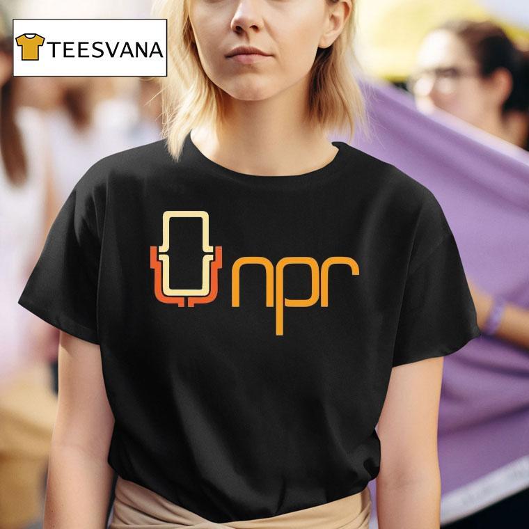Npr 70's Mic Logo Shirt