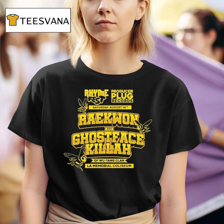Raekwon X Ghostface Killah Rhyme Fest 2025 Bees Shirt