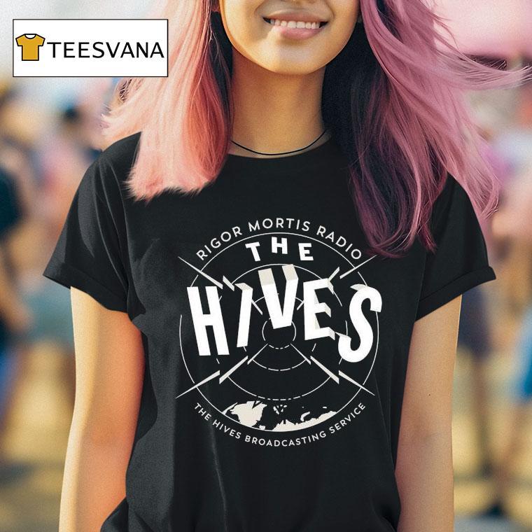 The Hives Rigor Mortis Radio Broadcasting Service Tower Shirt