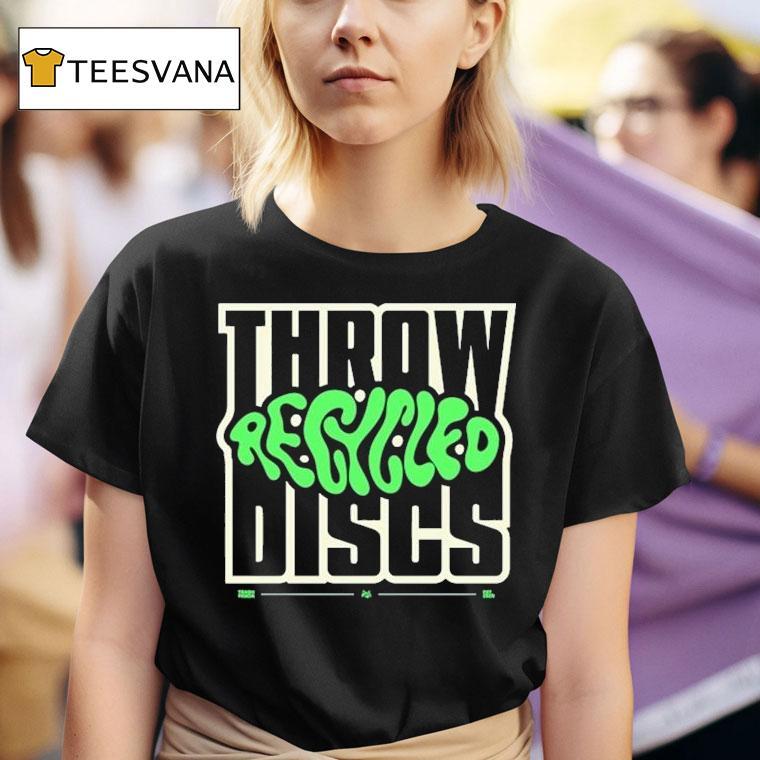Throw Recycled Discs Trash Panda Disc Golf Est 2020 Shirt
