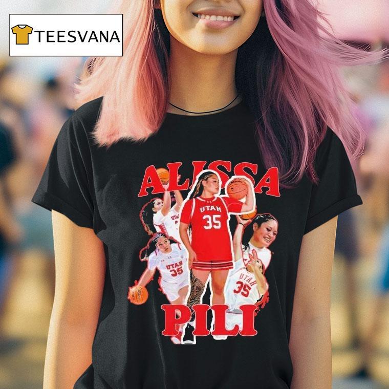 Alissa Pili Utah Utes Women's Basketball Shirt