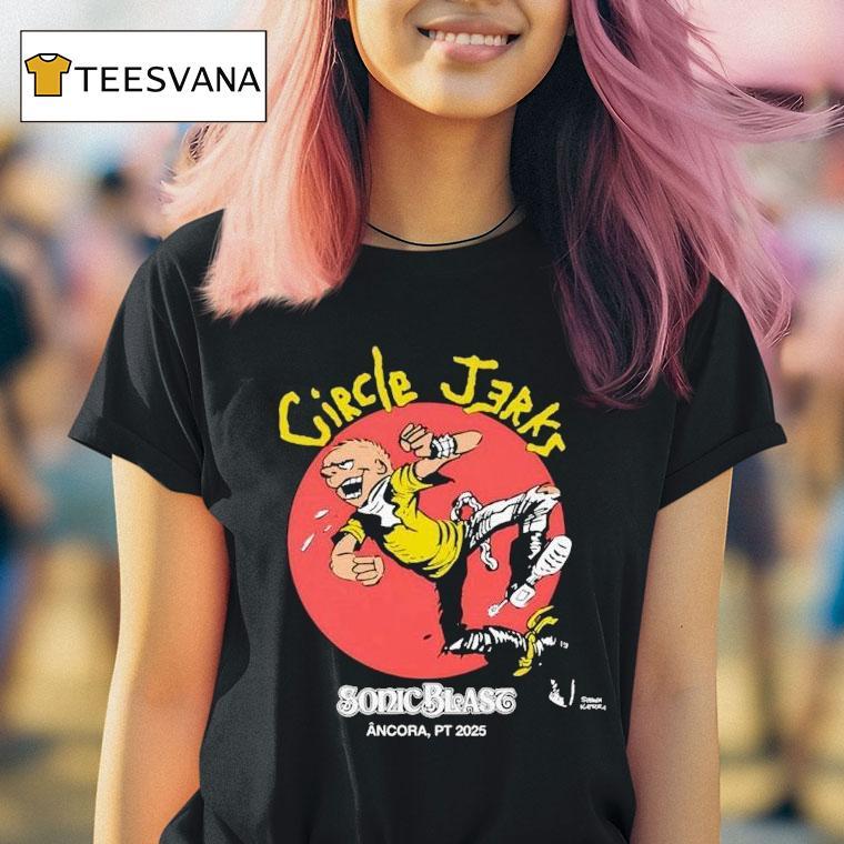 Circle Jerks Sonic Blast Ancora, Pt 2025 Shirt