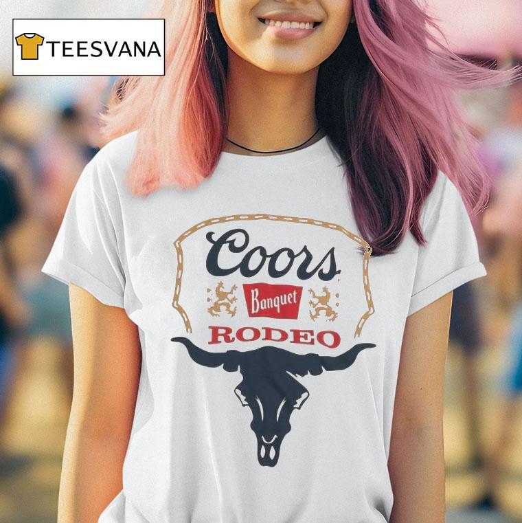 Coors Banquet Rodeo Longhorn Brass Tacks Shirt