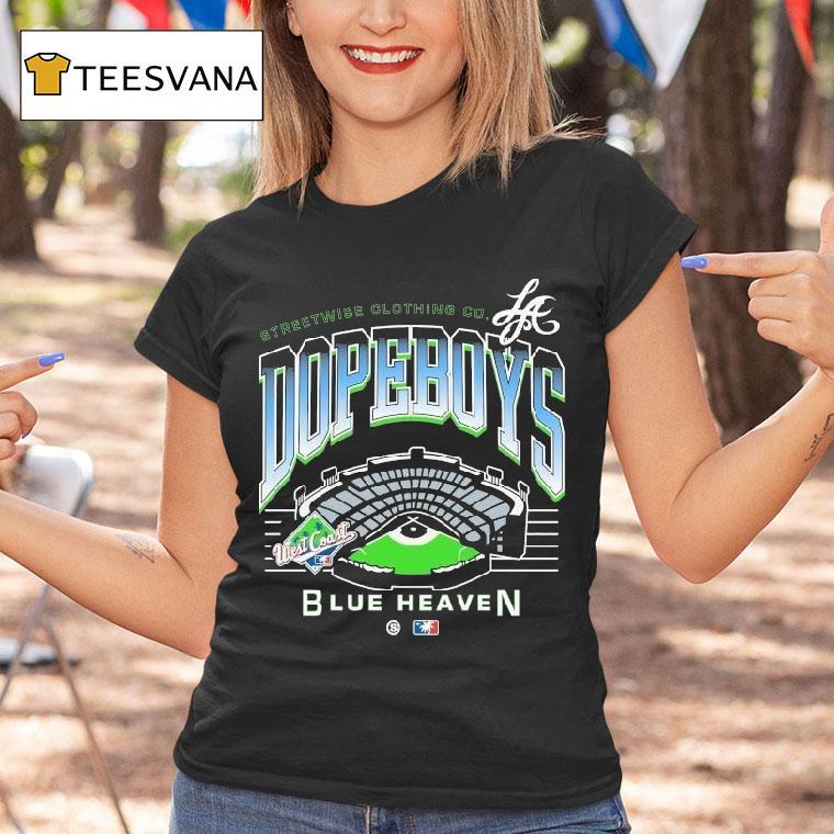 Dopeboys Blue Heaven Streetwise West Coast Stadium Shirt