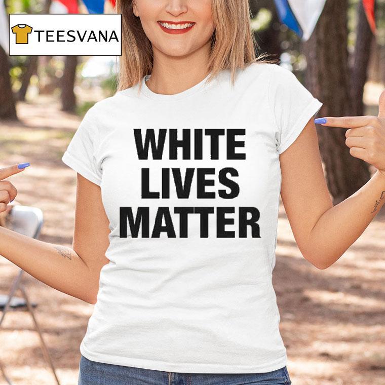 Kanye West Wearing White Lives Matter Shirt