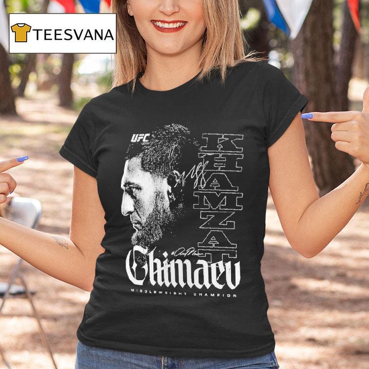 Khamzat Chimaev Ufc 319 #andnew World Men's Middleweight Champion Shirt