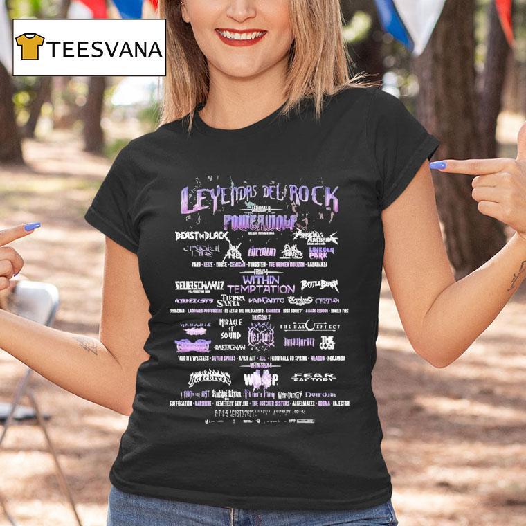 Leyendas Del Rock Festival 2025 6-9 August At Villena Alicante Spain Rock Metal Shirt