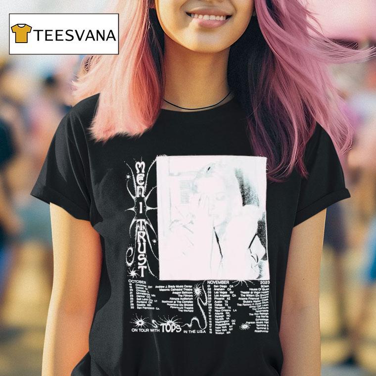 Men I Trust Tops Usa Tour 2023 Shirt