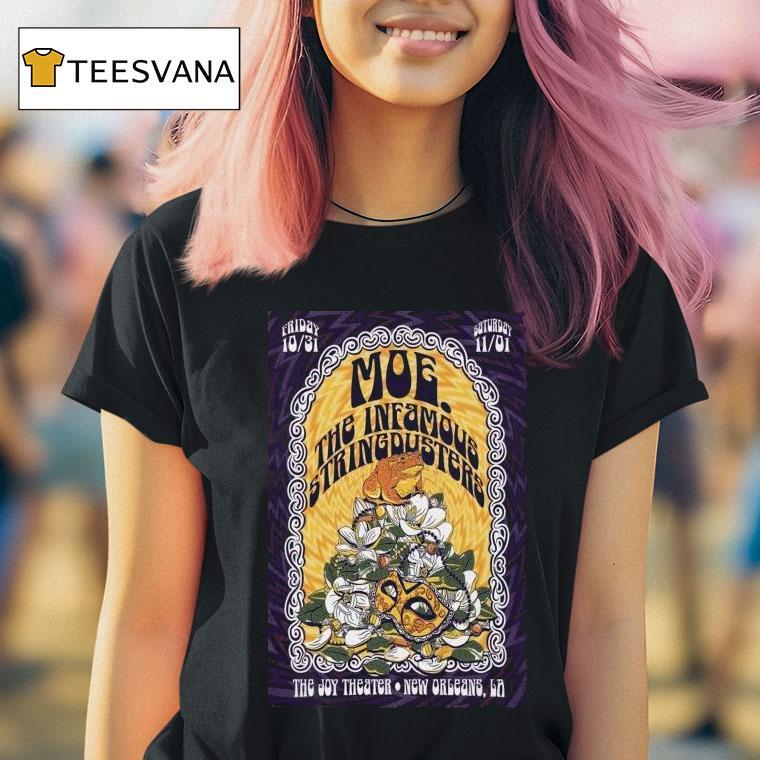 Moe The Joy Theater New Orleans, La Live Oct 31-nov 1 2025 Shirt