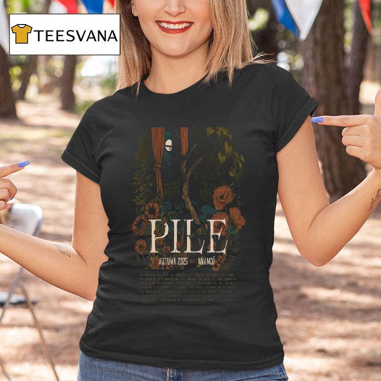 Pile Portland, Me Aug 21 2025 Tour Dates Shirt