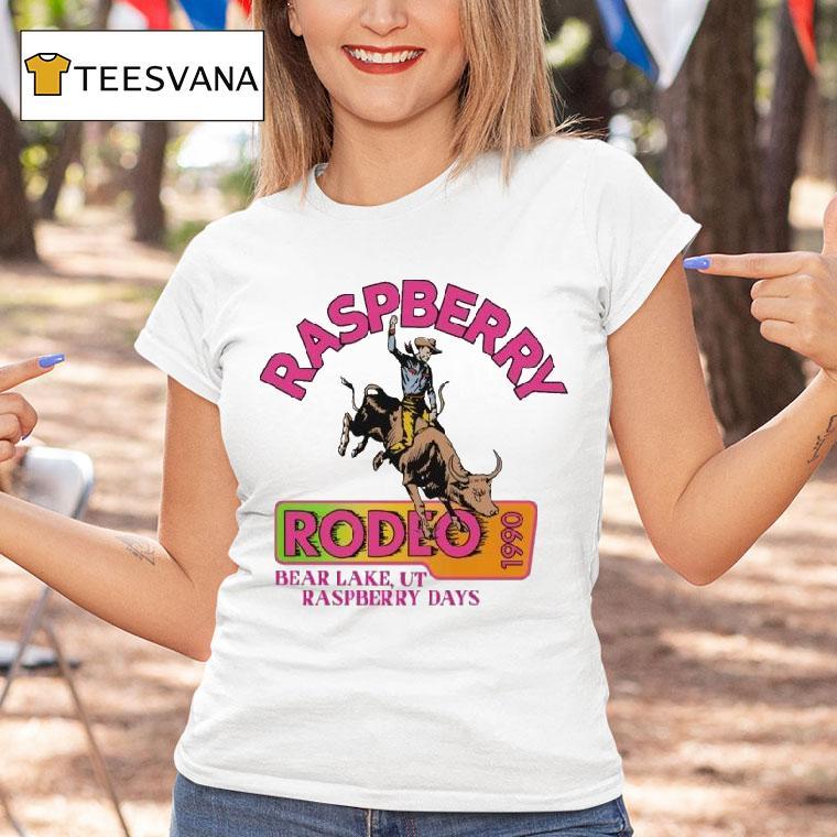 Raspberry Rodeo Bear Lake Ut Raspberry Days 1990 Shirt