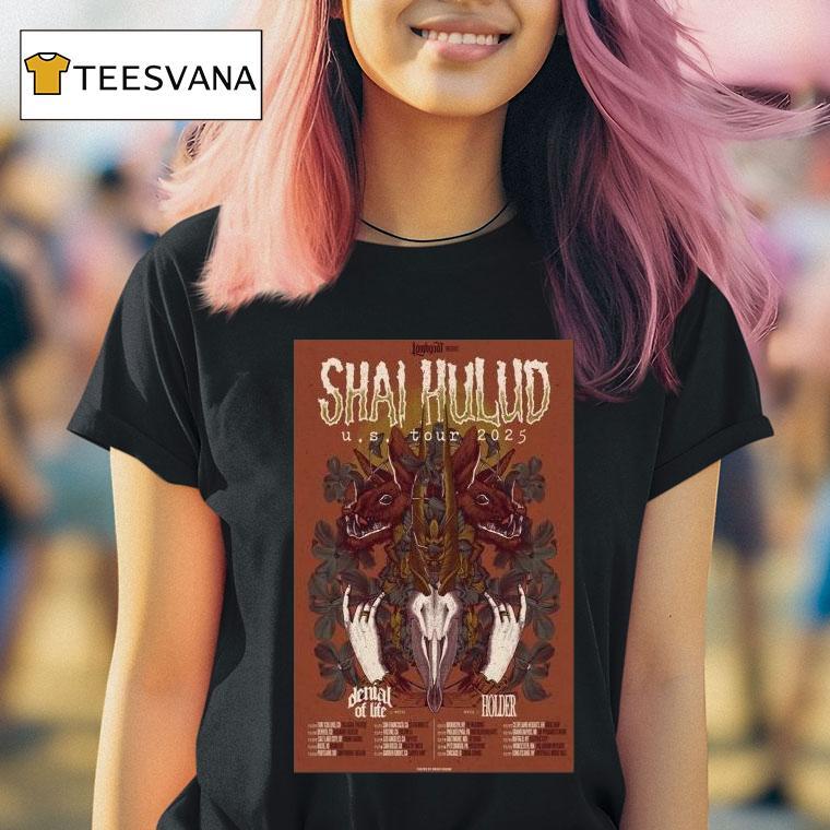 Shai Hulud Tour Usa 2025 Dates Hands Bunny Shirt