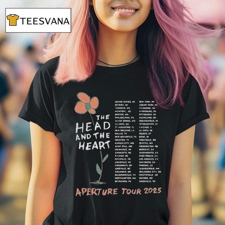 The Head And The Heart Aperture Tour 2025 Dates Shirt