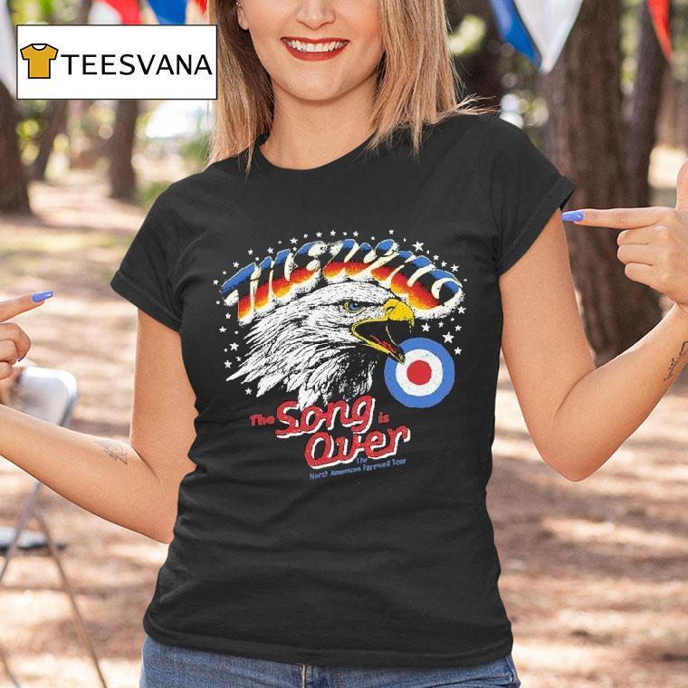 The Who The Song Is Over North America 2025 Farewell Tour Eagle Shirt