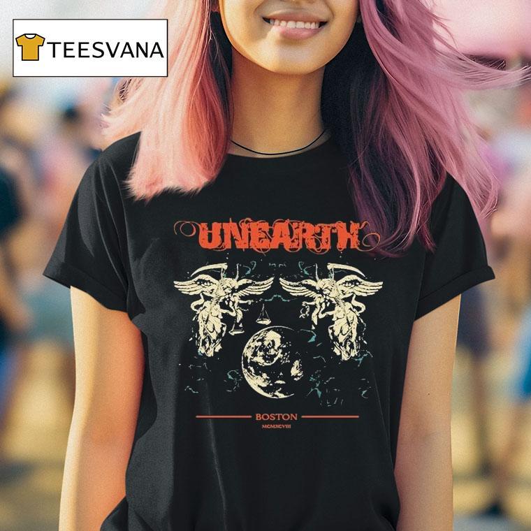 Unearth Boston Spring Tour 2025 Dates Shirt