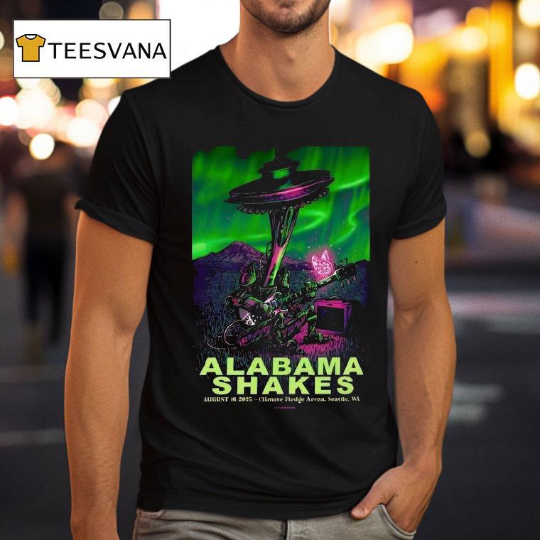 Alabama Shakes Climate Pledge Arena Event Seattle, Wa 2025 Shirt