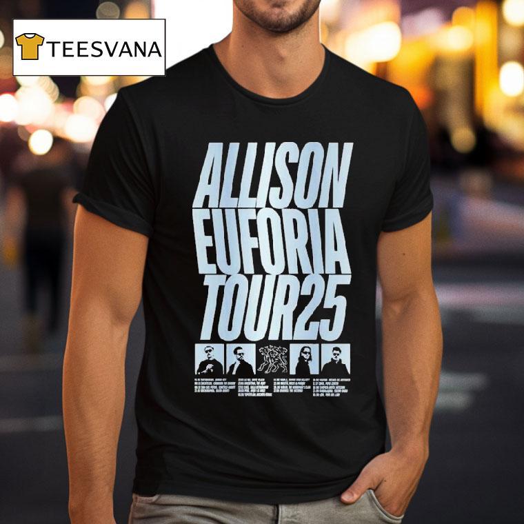 Allison Euforia Tour 2025 Dates Photo Shirt