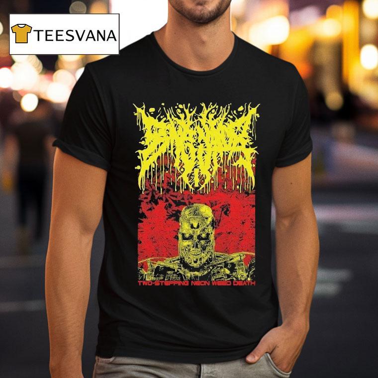 Bonginator Two-stepping Neon Weed Death Shirt
