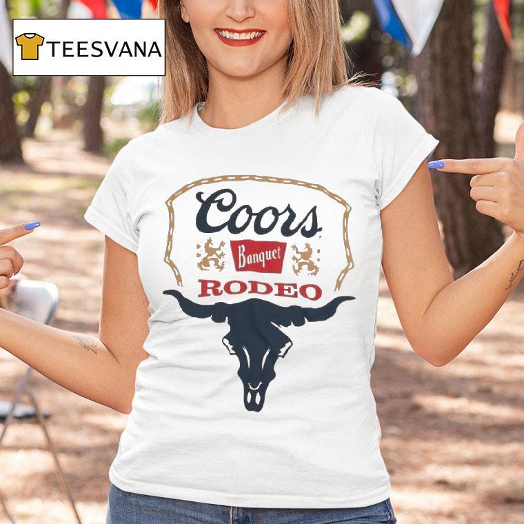 Coors Banquet Rodeo Longhorn Brass Tacks Shirt