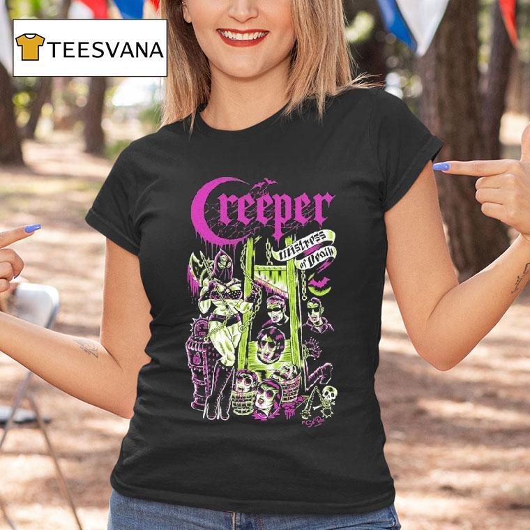 Creeper Mistress Of Death Sol Rac Shirt