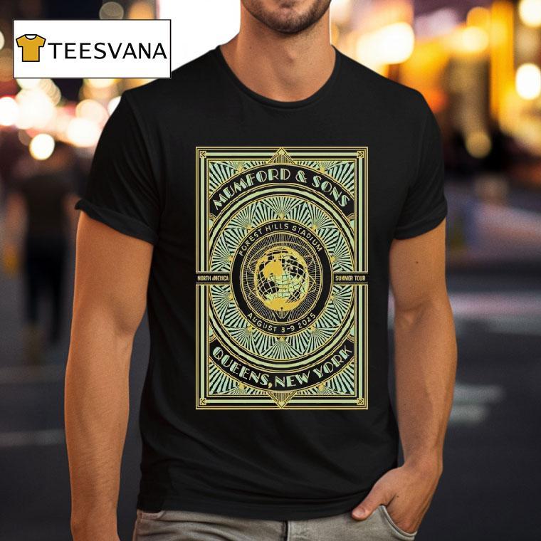 Forest Hills Stadium 2025 Mumford Sons In New York City Shirt