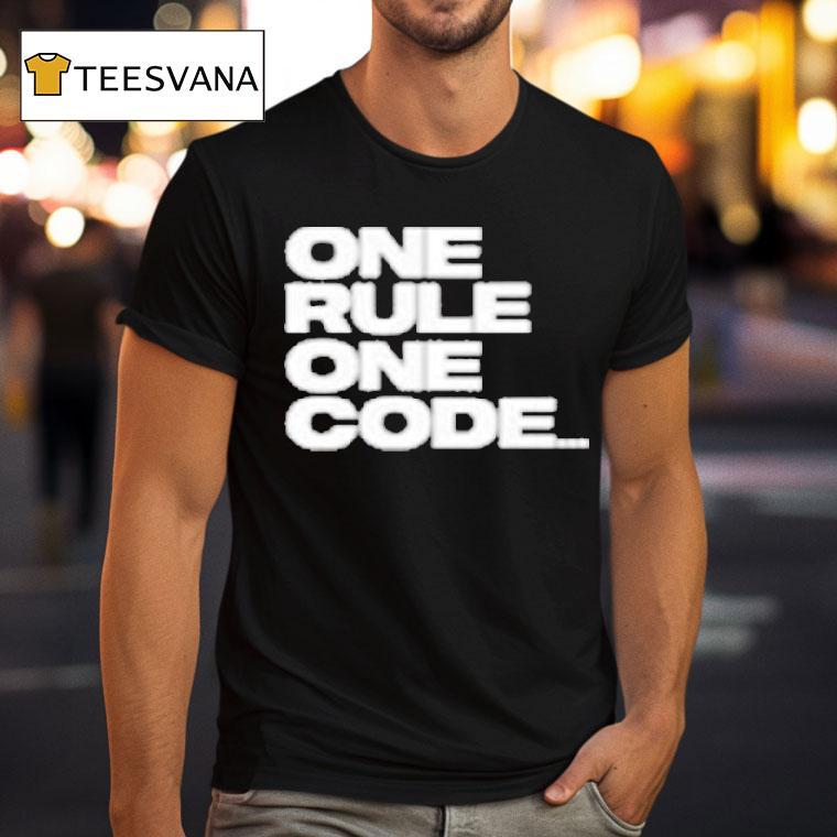 Kevin Ross One Rule One Code Shirt