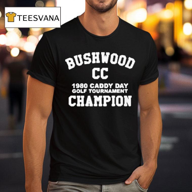 Kevin Smith Bushwood Cc 1980 Caddy Day Golf Tournament Champion Shirt