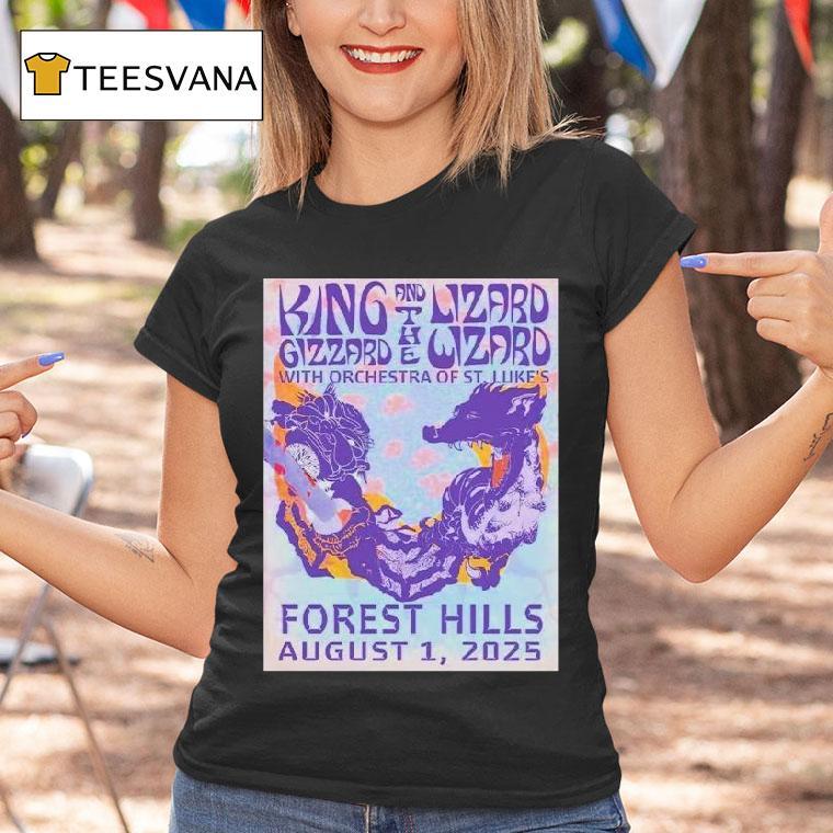 King Gizzard And The Lizard Wizard With Orchestra Of St Luke’s Forest Hills Night 1 On August 1 2025 Shirt