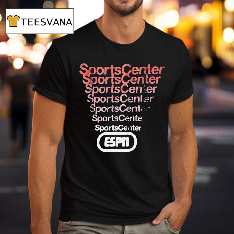 Kyle Brandt Wearing Sports Center Espn Shirt