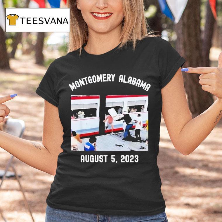 Montgomery Alabama Boat Fight Riverboat Brawl Chair August 5 2023 Chair Shirt