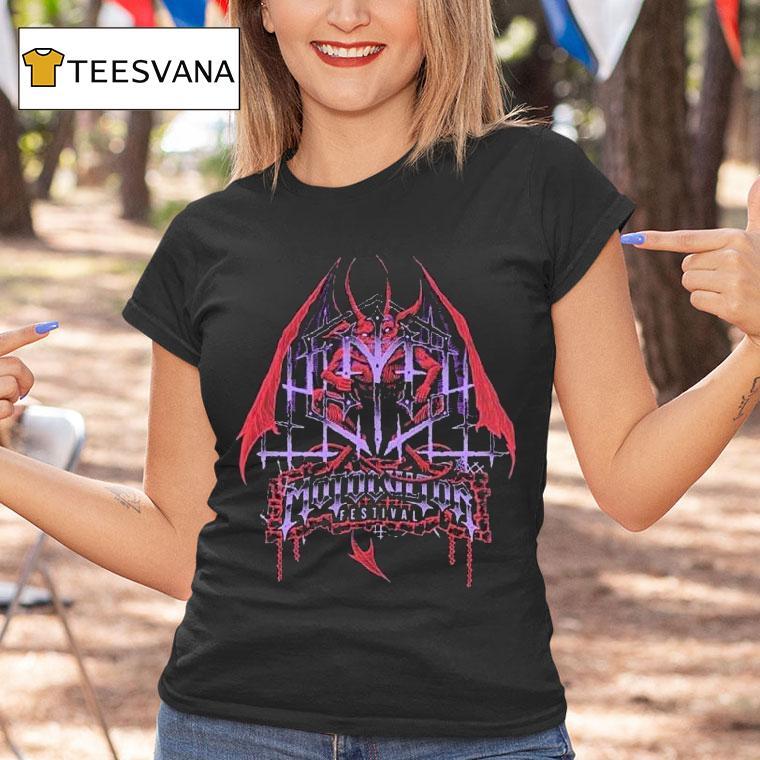 Motocultor Festival Winged Demon With Tour Dates In Carhaix-plouguer France On 14 15 16 17 August 2025 Shirt
