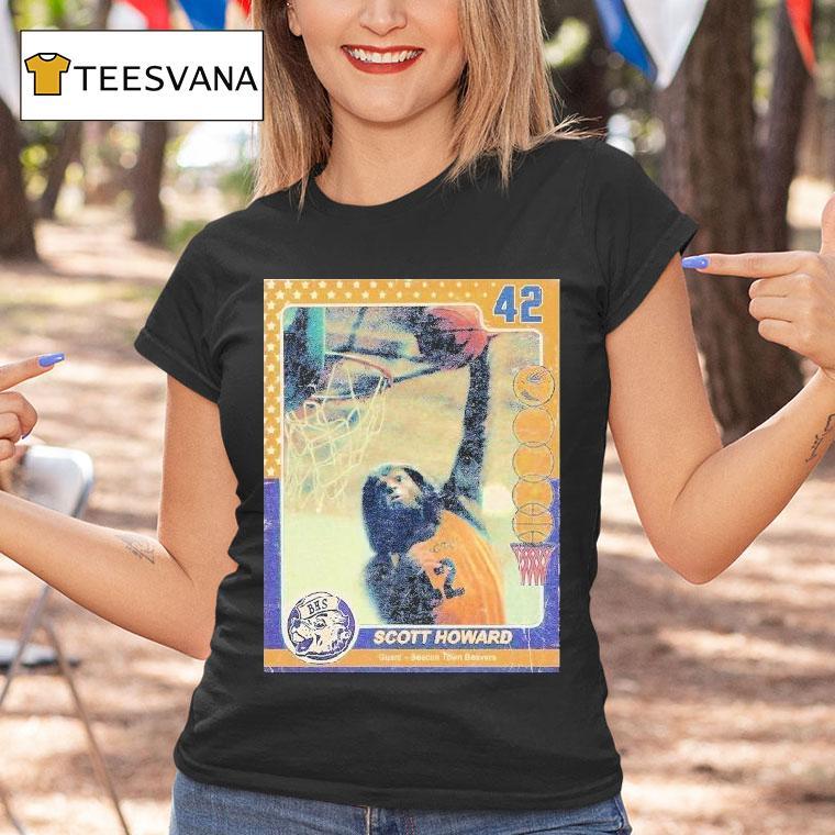 N Wolf Trading Card Scott Howard Guard Beacon Town Beavers Shirt