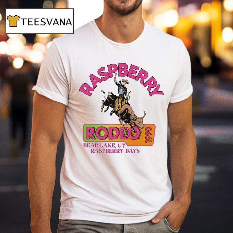 Raspberry Rodeo Bear Lake Ut Raspberry Days 1990 Shirt