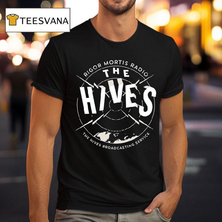 The Hives Rigor Mortis Radio Broadcasting Service Tower Shirt