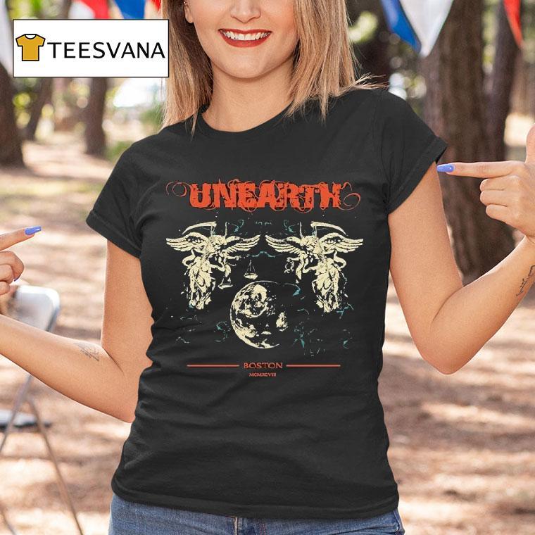 Unearth Boston Spring Tour 2025 Dates Shirt