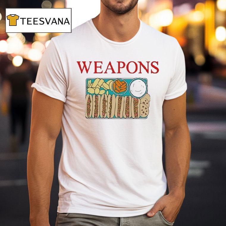 Weapons Hot Dog Shirt