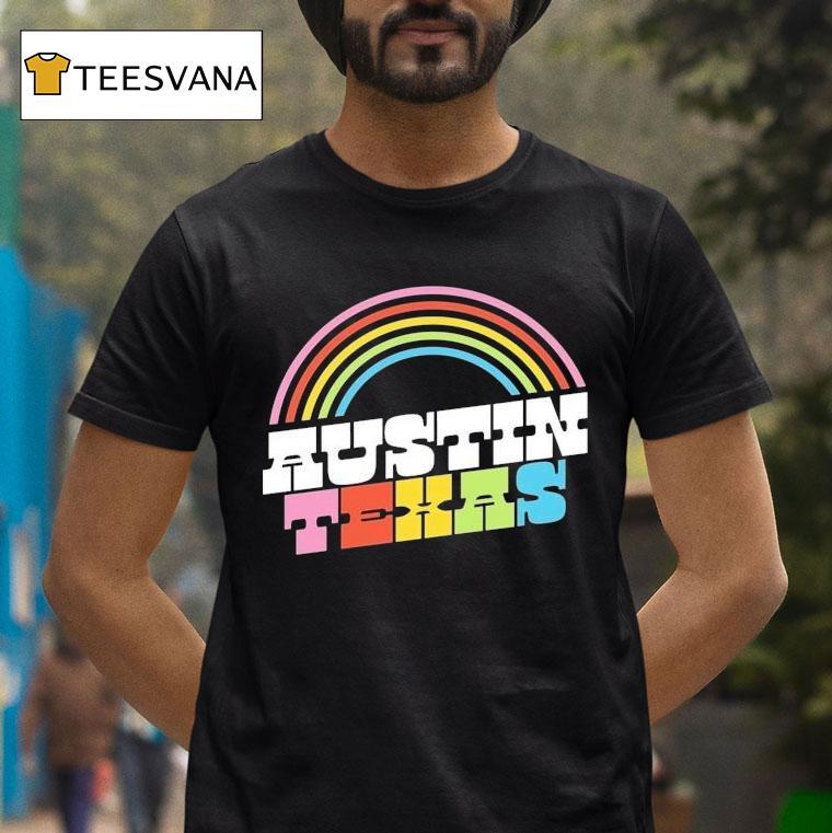 Austin Texas Pride Rainbow Shirt
