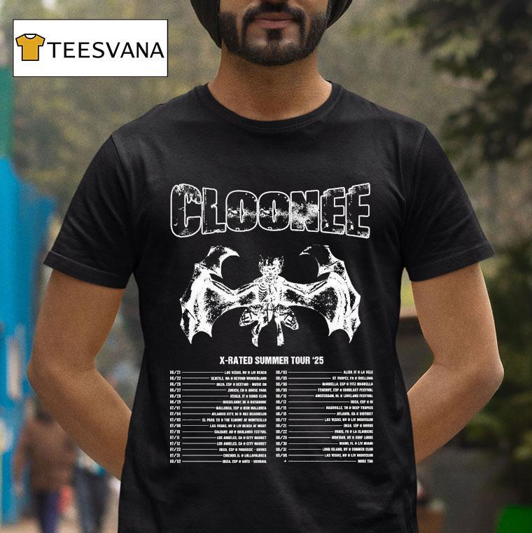 Cloonee X-rated Summer 2025 Tour Shirt