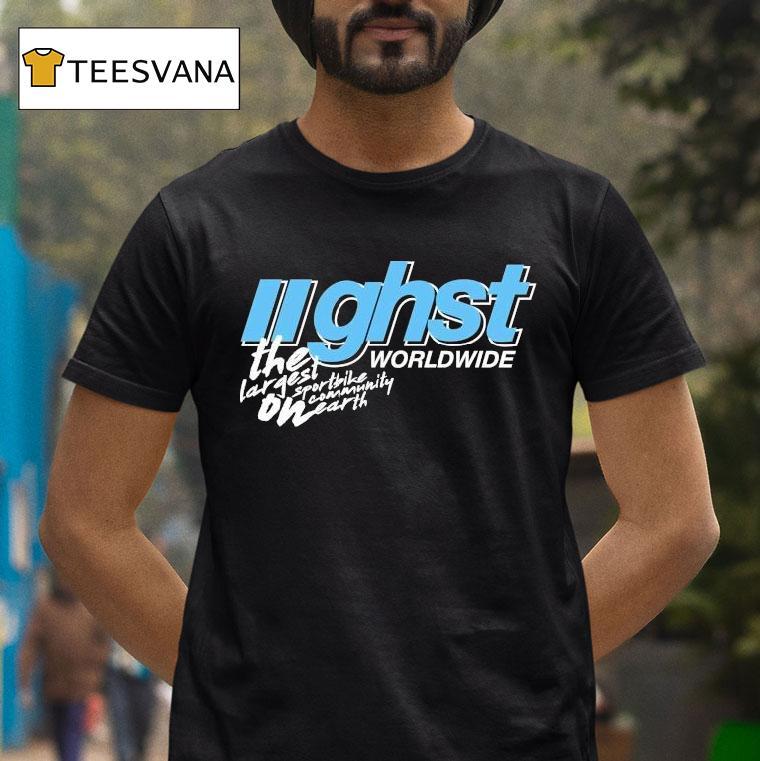 Ghost Racing Ghost The Largest Sportbike Community On Earth Worldwide Shirt