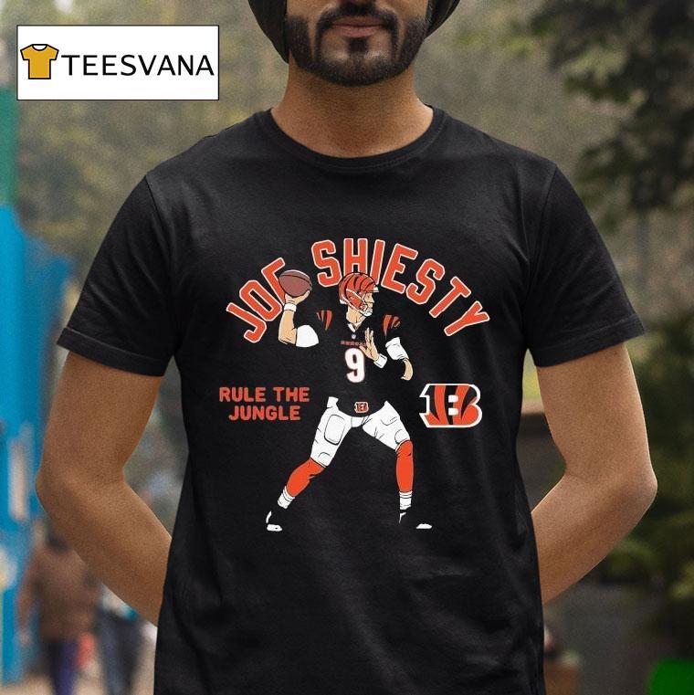 Joe Burrow Cincinnati Bengals Player Rule The Jungle Joe Shiesty Shirt