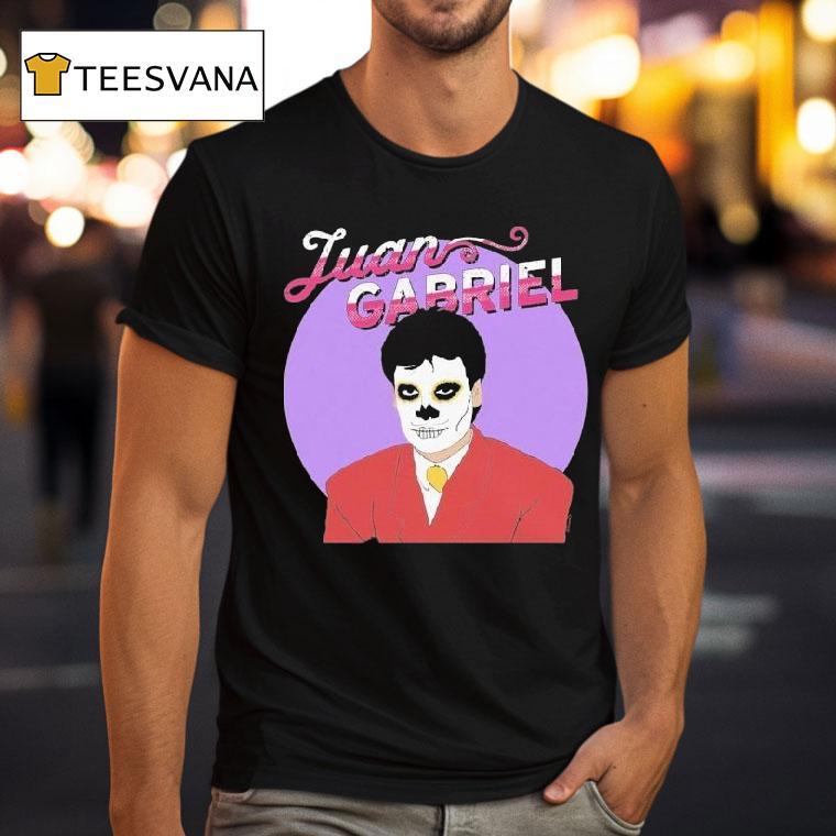 Juan Gabriel Dia De Muertos Portrait Shirt
