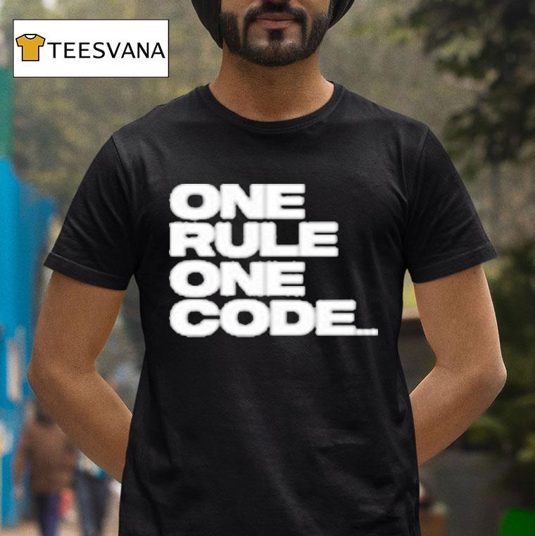 Kevin Ross One Rule One Code Shirt