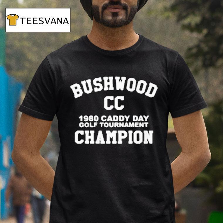 Kevin Smith Bushwood Cc 1980 Caddy Day Golf Tournament Champion Shirt