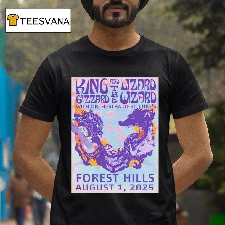 King Gizzard And The Lizard Wizard With Orchestra Of St Luke’s Forest Hills Night 1 On August 1 2025 Shirt
