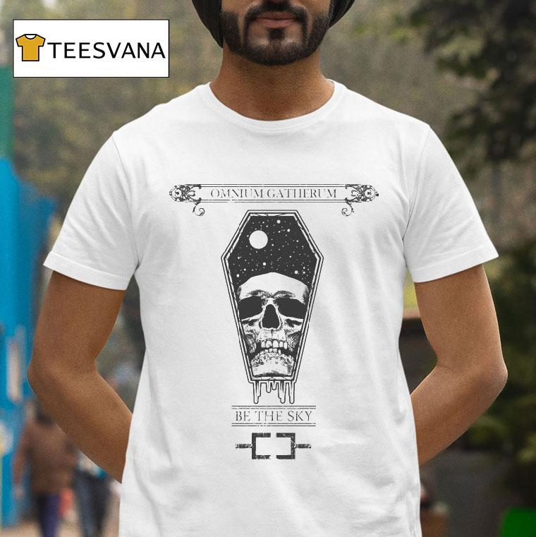 Omnium Gatherum Be The Sky Skull Coffin Shirt