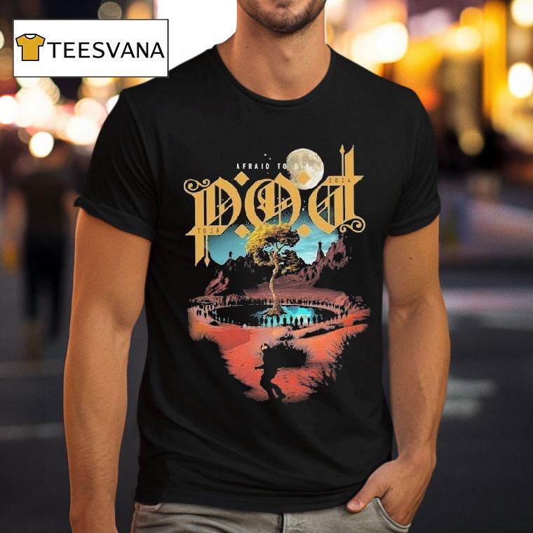 Payable On Death Pod Afraid To Die World Tour 2024 Shirt