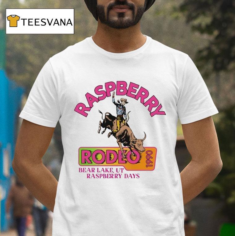 Raspberry Rodeo Bear Lake Ut Raspberry Days 1990 Shirt